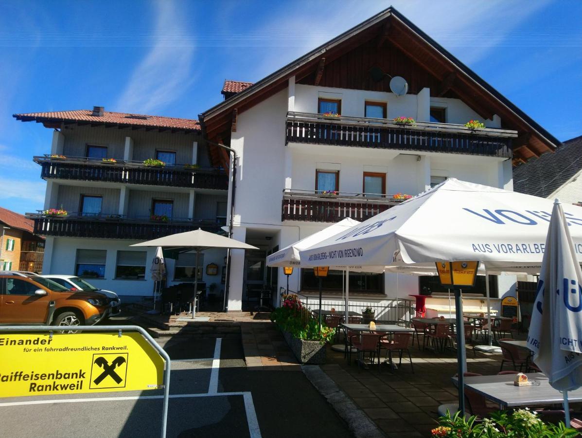 Gasthaus Krone Ubersaxen Exterior foto