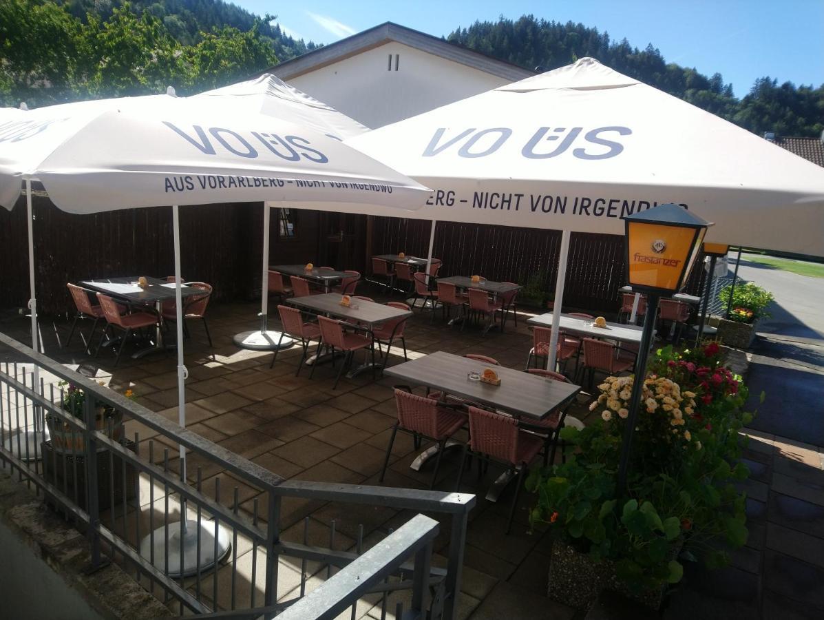 Gasthaus Krone Ubersaxen Exterior foto