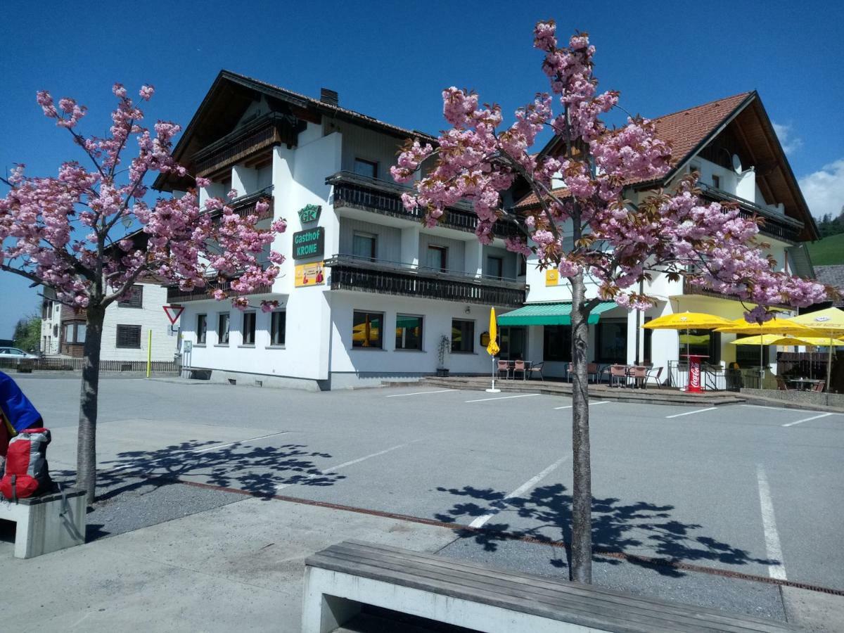 Gasthaus Krone Ubersaxen Exterior foto